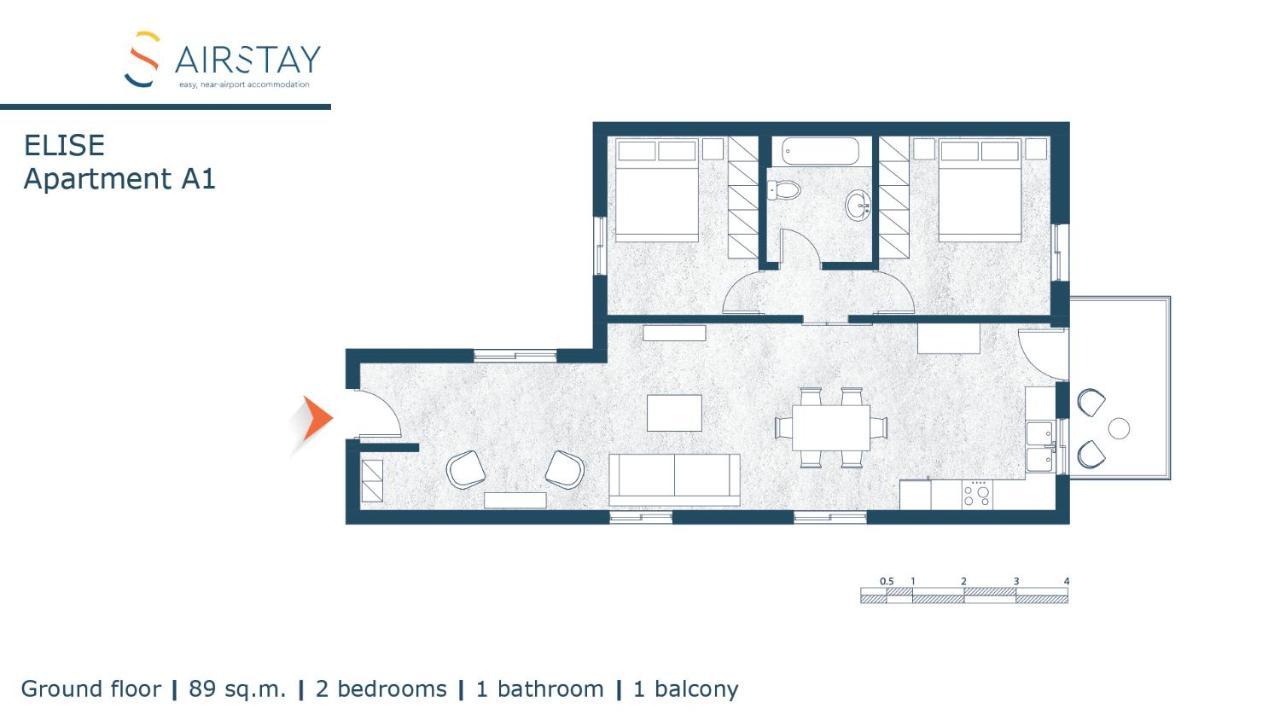 Elise Apartment Airport By Airstay Spáta Екстериор снимка